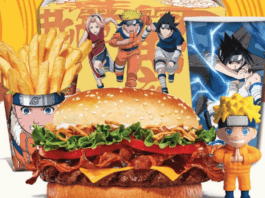 Naruto llega a Burger King Colombia con una edición limitada de la Whopper y productos coleccionables