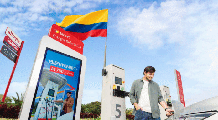 Terpel pone en operación el cargador ultrarrápido más potente del país